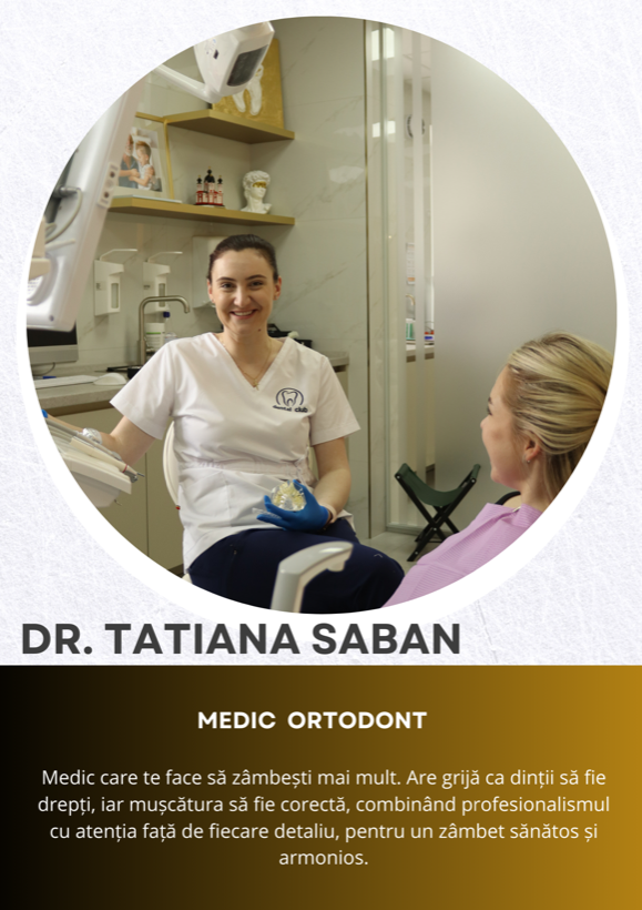 Dr. Tatiana Saban — medic ortodont