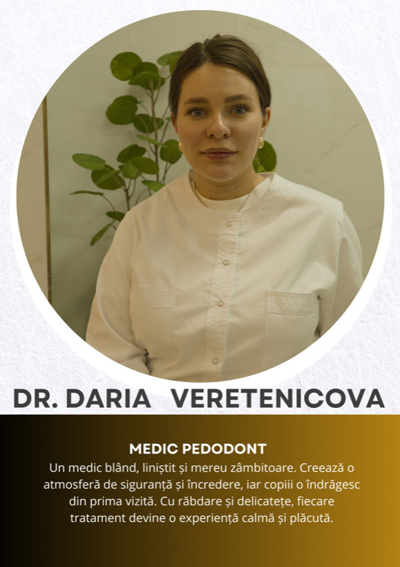 Dr. Daria Veretenicova — medic pedodont